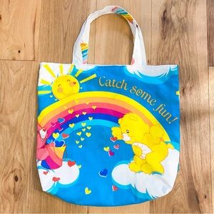 Vintage Care Bears Cute Tote Bag Large Size